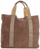 Kožené kabelka shopper bag Vittoria Gotti zemitá V8252